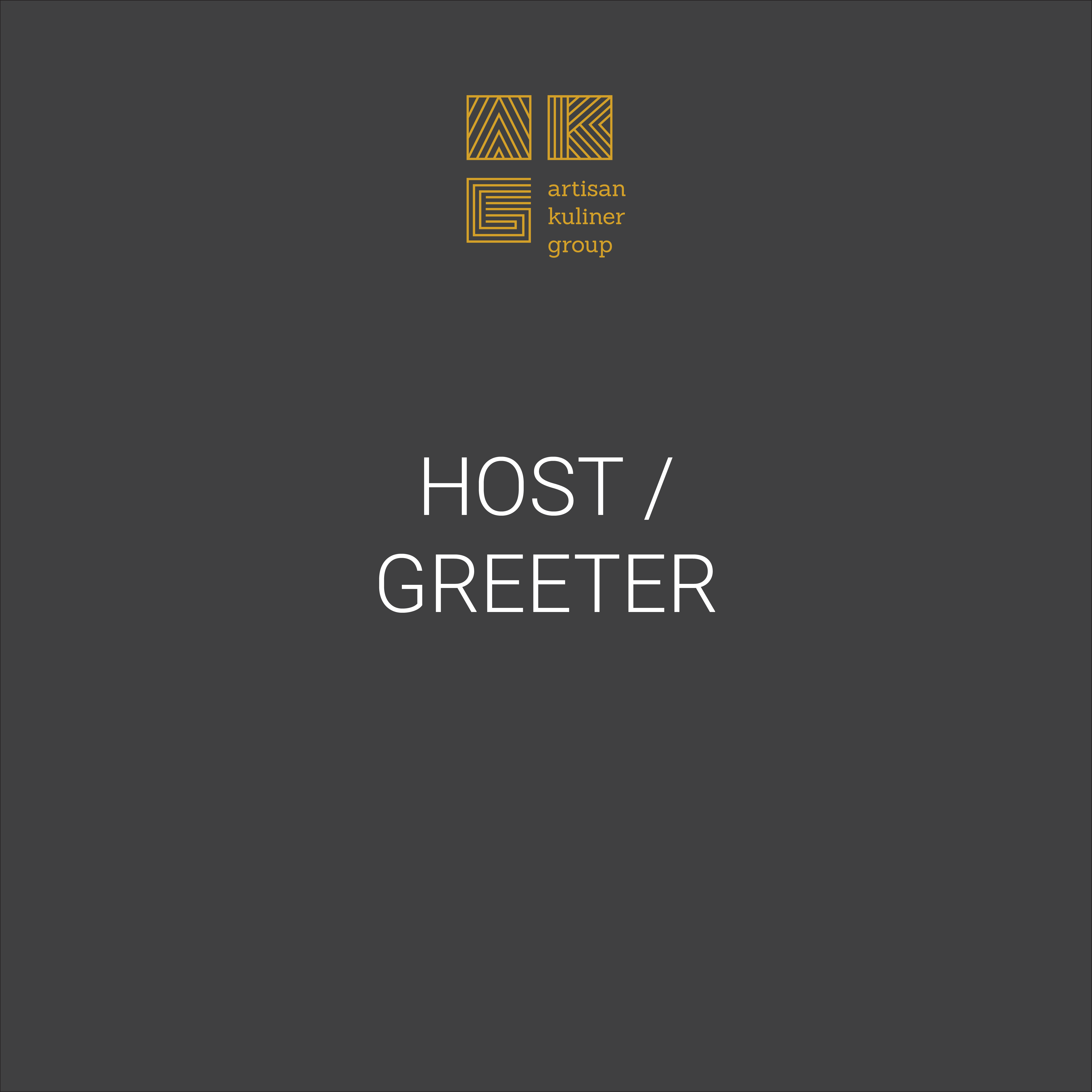 Image Host / Greeter Career